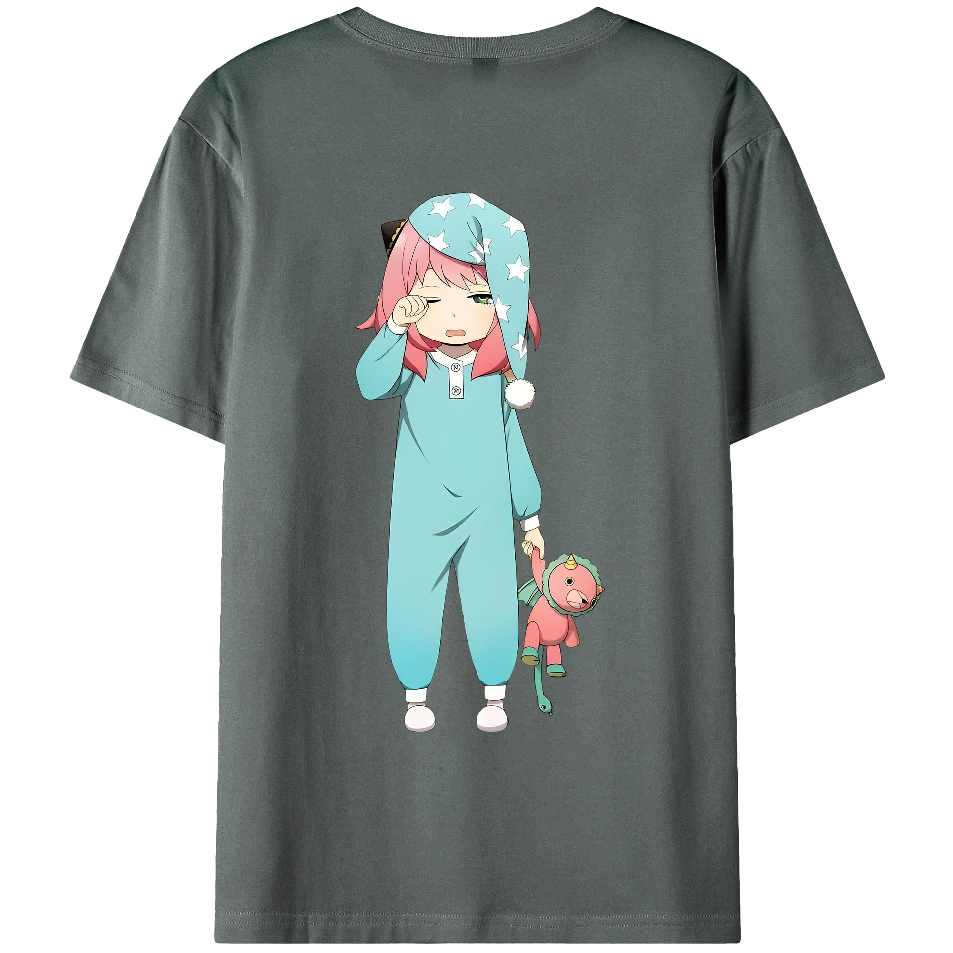 （画像用） SPY×FAMILY间谍家家酒 綿100％ メンズ半袖Tシャツ（バックプリント） 通気性